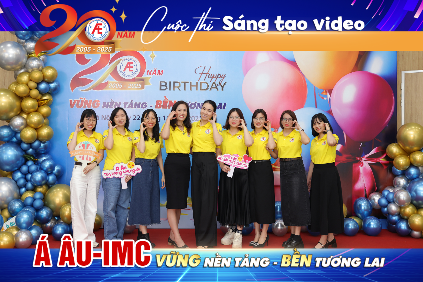 Giải đồng cuộc thi sáng tạo video: "Dược phẩm Á Âu 20 năm: Vững nền tảng, bền tương lai" - Chị Lại Thị Hiền - Phòng PR Booking